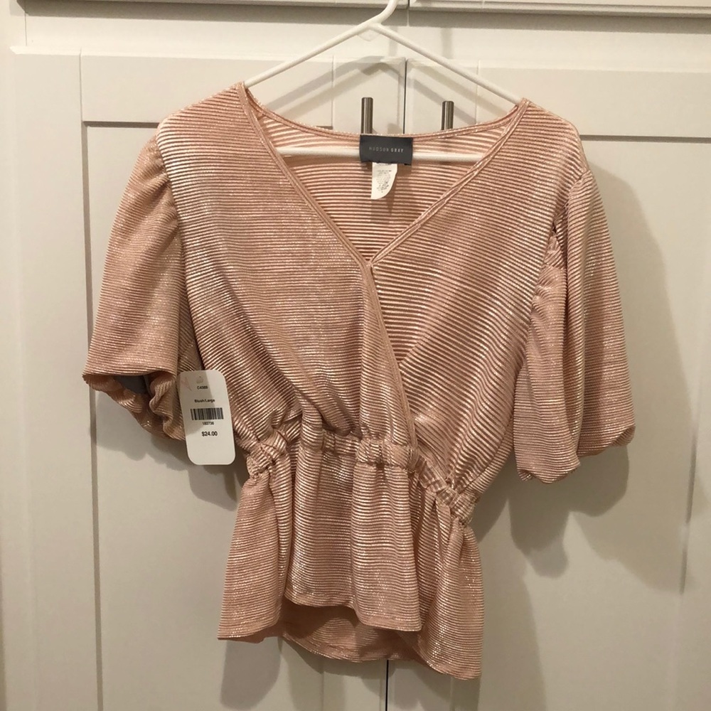 Pink Shimmer Top